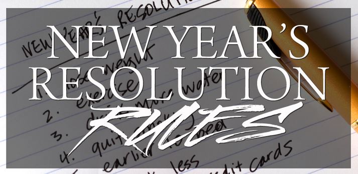 New year resolution rules