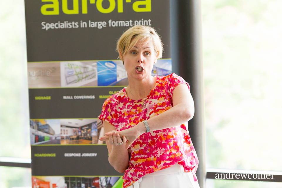 Keynote Speaker at the Women's in Business Event. Image credit Andrew Collier Photography