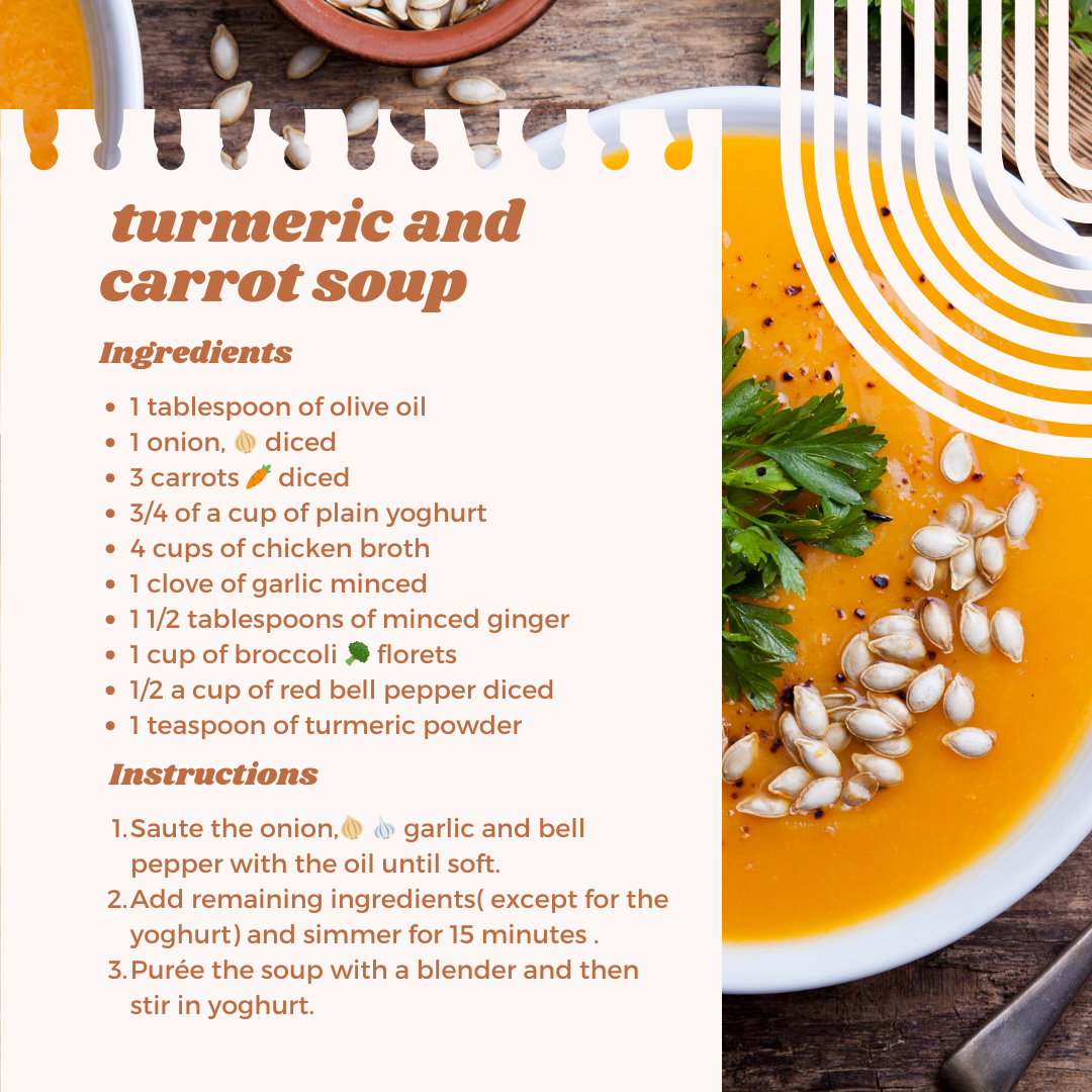 soup recipe turmeric and carrot soup